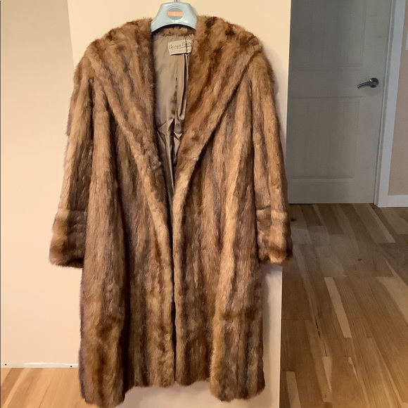 Vintage Georges Ballestri Mink Coat - Picture 1 of 3
